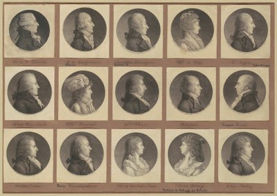 Collection de portraits de Saint-Mémin, Groupe 1 - Charles B. J. Févret de Saint Mémin