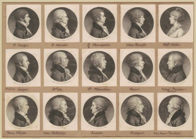 Collection de portraits de Saint-Mémin, Groupe 21 - Charles B. J. Févret de Saint Mémin