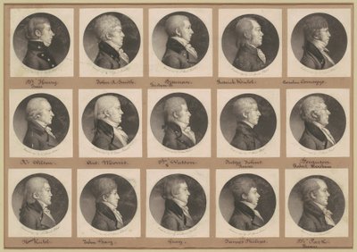 Collection de portraits de Saint-Mémin, groupe 22 - Charles B. J. Févret de Saint Mémin