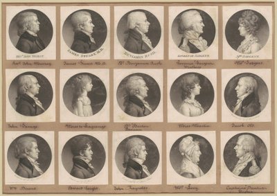 Collection de portraits de Saint-Mémin, Groupe 24 - Charles B. J. Févret de Saint Mémin