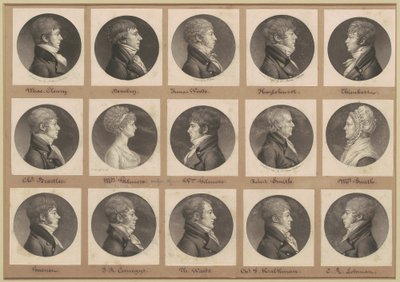 Collection de portraits de Saint-Mémin, Groupe 25 - Charles B. J. Févret de Saint Mémin