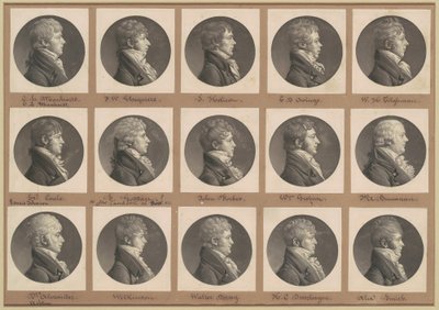 Collection de portraits de Saint-Mémin, Groupe 29 - Charles B. J. Févret de Saint Mémin