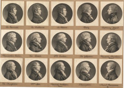 Collection de portraits de Saint-Mémin, Groupe 31 - Charles B. J. Févret de Saint Mémin