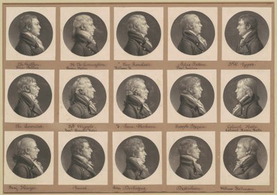 Collection de portraits de Saint-Mémin, Groupe 32 - Charles B. J. Févret de Saint Mémin