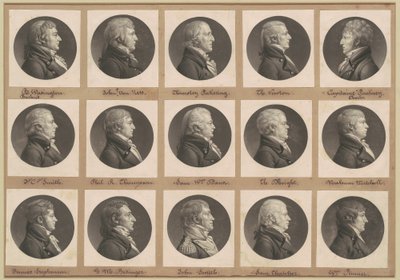 Collection de portraits Saint-Mémin, Groupe 33 - Charles B. J. Févret de Saint Mémin