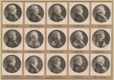 Collection de portraits Saint-Mémin, Groupe 34 - Charles B. J. Févret de Saint Mémin