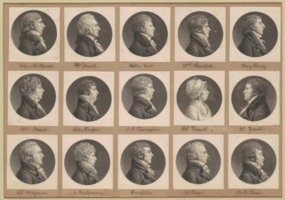 Collection de portraits de Saint-Mémin, Groupe 35 - Charles B. J. Févret de Saint Mémin