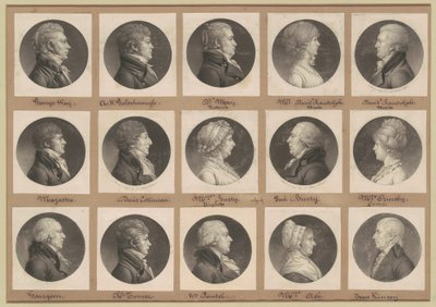Collection de portraits de Saint-Mémin, Groupe 36 - Charles B. J. Févret de Saint Mémin