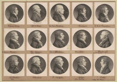 Collection de portraits de Saint-Mémin, Groupe 37 - Charles B. J. Févret de Saint Mémin