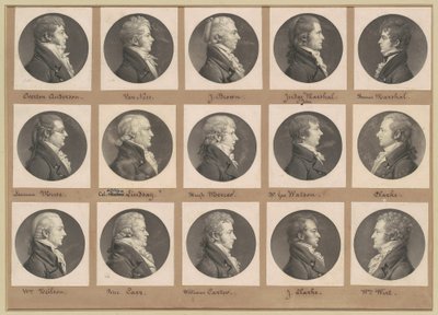 Collection de portraits de Saint-Mémin, Groupe 40 - Charles B. J. Févret de Saint Mémin