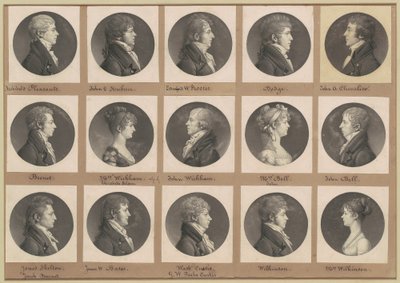 Collection de portraits de Saint-Mémin, Groupe 43 - Charles B. J. Févret de Saint Mémin
