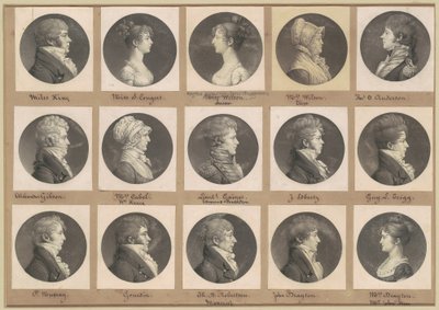 Collection de portraits de Saint-Mémin, Groupe 44 - Charles B. J. Févret de Saint Mémin