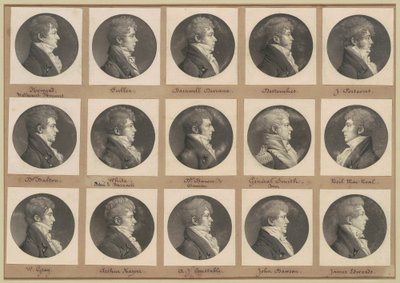 Collection de portraits de Saint-Mémin, Groupe 45 - Charles B. J. Févret de Saint Mémin