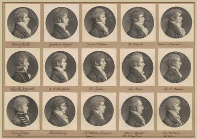 Collection de portraits de Saint-Mémin, Groupe 46 - Charles B. J. Févret de Saint Mémin
