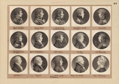Collection de portraits Saint-Mémin, Groupe 48 - Charles B. J. Févret de Saint Mémin