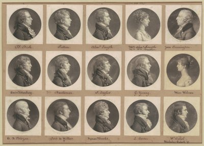 Collection de portraits de Saint-Mémin, Groupe 49 - Charles B. J. Févret de Saint Mémin