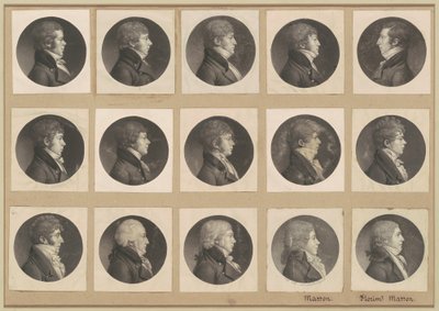 Collection de portraits de Saint-Mémin, Groupe 55 - Charles B. J. Févret de Saint Mémin
