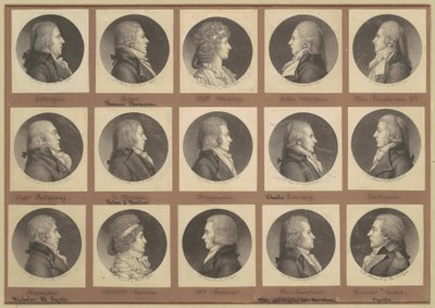 Collection de portraits Saint-Mémin, Groupe 6 - Charles B. J. Févret de Saint Mémin