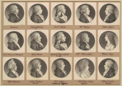 Collection de portraits de Saint-Mémin, Groupe 7 - Charles B. J. Févret de Saint Mémin
