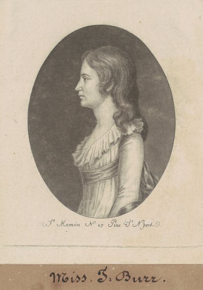 Theodosia Burr - Charles B. J. Févret de Saint Mémin
