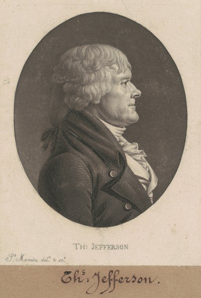 Thomas Jefferson - Charles B. J. Févret de Saint Mémin