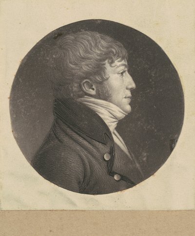 Homme non identifié - Charles B. J. Févret de Saint Mémin