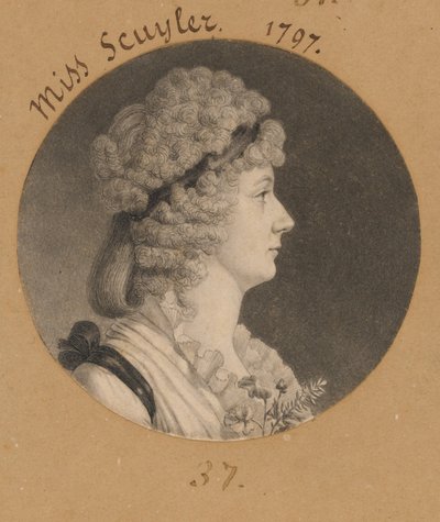 Cornelia Schuyler Morton - Charles Balthazar Julien Févret de Saint-Mémin