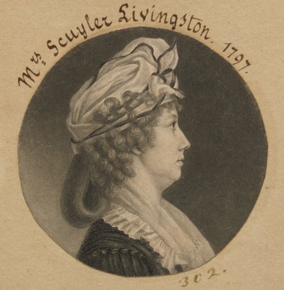 Eliza Barclay Livingston - Charles Balthazar Julien Févret de Saint-Mémin
