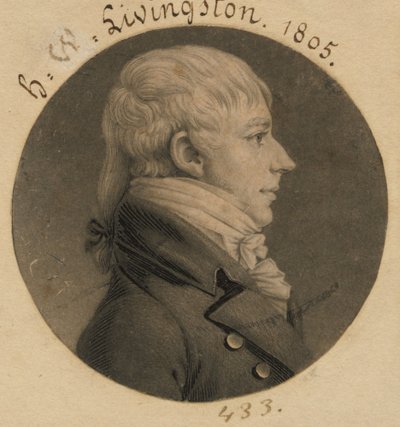 Henry Walter Livingston - Charles Balthazar Julien Févret de Saint-Mémin