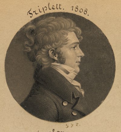 Peut-être Danile Triplett ou J. N. Luckett - Charles Balthazar Julien Févret de Saint-Mémin