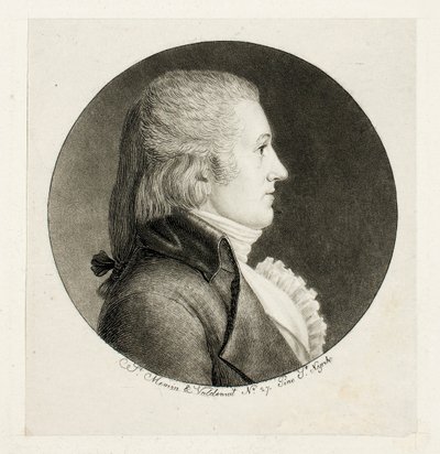 Portrait de profil, Blake - Charles Balthazar Julien Févret de Saint-Mémin