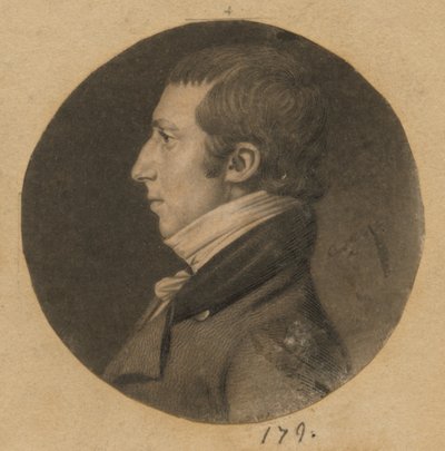 Homme non identifié - Charles Balthazar Julien Févret de Saint-Mémin