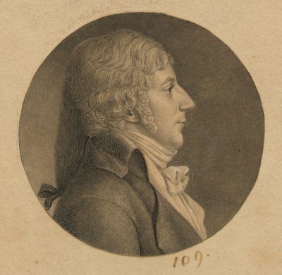 Homme non identifié - Charles Balthazar Julien Févret de Saint-Mémin