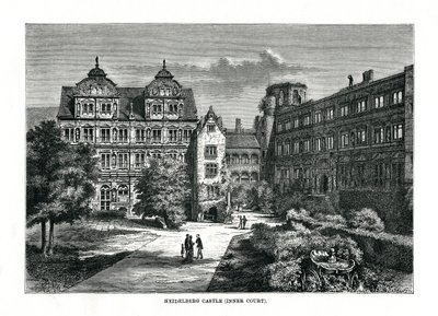 Château de Heidelberg, Allemagne, 1879 - Charles Barbant