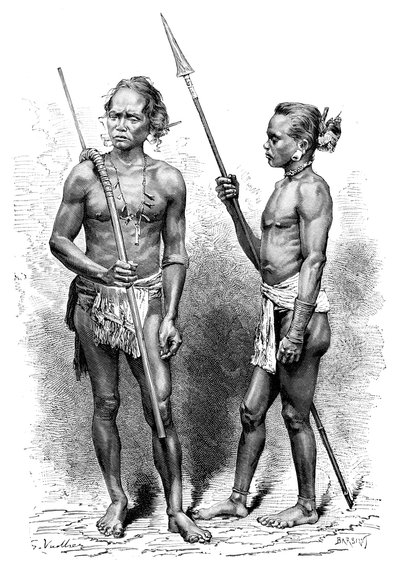 Peuple Moi, Indonésie, 1895 - Charles Barbant