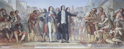 Les pierres couraient, illustration pour un conte breton, de 