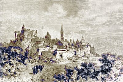 Vue de Spoleto, illustration de 