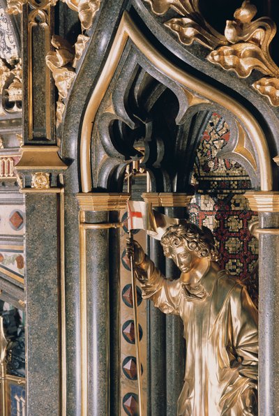 Détail de la cheminée dans la Salle d