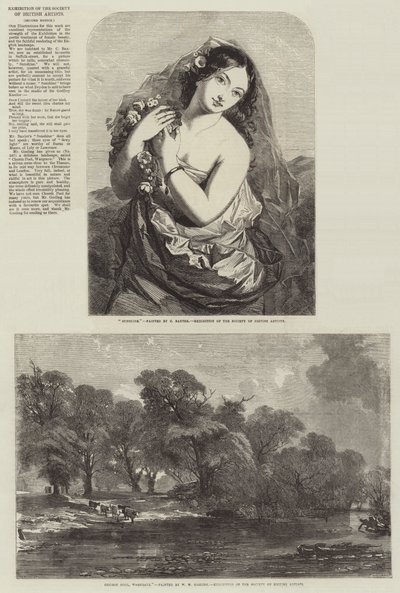 Exposition de la Société des Artistes Britanniques - Charles Baxter