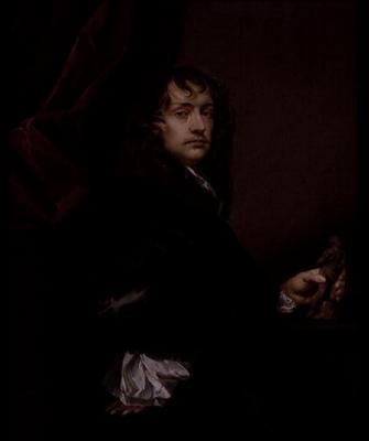 Portrait de Sir Peter Lely (1618-80) - Charles Beale