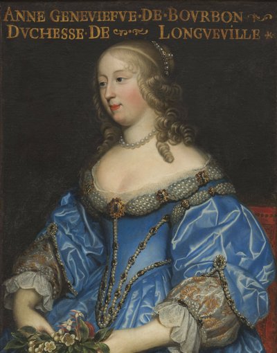 Anne-Geneviève de Bourbon-Condé 1619-1679, duchesse de Longueville, milieu du 17e siècle - Charles Beaubrun