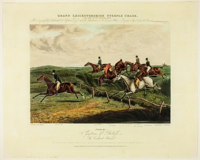 Symptômes de détresse, tirés du Grand Steeplechase Over Leicestershire - Charles Bentley