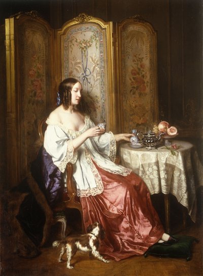 Une tasse de chocolat, 1844 - Charles Beranger