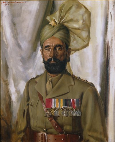 Subadar Khudadad Khan VC, 10e régiment de Baluch, c.1914-35 - Charles Bevan