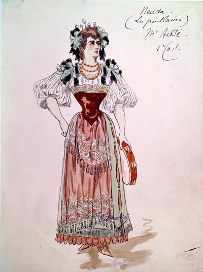 Costume de Nedda ou Colombine pour l
