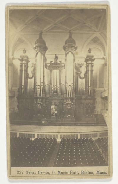 337 Grand orgue, Music Hall, Boston, Massachusetts - Charles Bierstadt