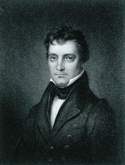 Josiah Stoddard Johnson (1784-1833) gravé par James Barton Longacre (1794-1869) - Charles Bird (after) King