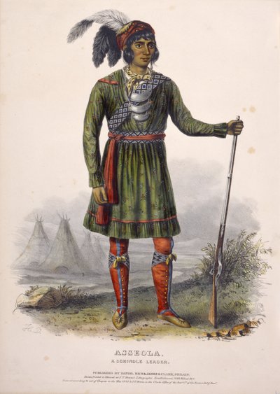 ASSEOLA, LEADER SEMINOLE, extrait de l