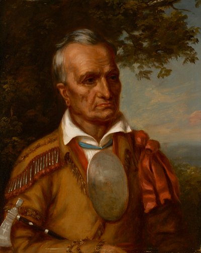 Red Jacket, Chef Seneca (Sagoyewatha) (ca. 1758-1830) - Charles Bird King