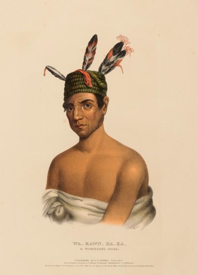 WA-KAWN-HA-KA, CHEF WINNEBAGO, extrait de l